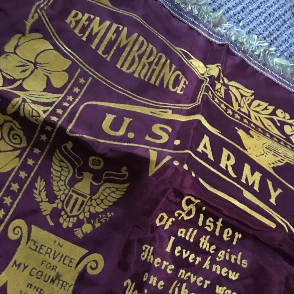 Vintage Us Army Scarf